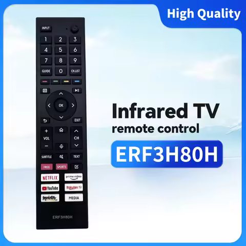 ERF3H80H Replacement Remote For Hisense TVs 43A7GQ 50A7GQ 55A7GQ 65A7GQ (No Voice)
