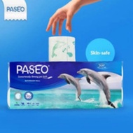 Tissue paseo toilet printed dolphin 10 roll 200 sheets 4ply