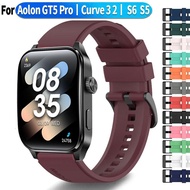 Soft silicone wristwatch strap for Aolon GT5 Pro / Curve 3 2 / S6 S5 / Cross / GTR Mini GTR2 / Navi 