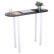 [特價]【頂堅】橢圓形吧台桌/高腳桌/餐桌-深40x寬120x高98公分-二色深胡桃木色