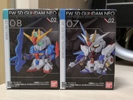 Fw SD gundam neo 07 08 z Gundam strike freedom Gundam Seed Gundam converge fw 高達 扭蛋 食玩 mse rg hg mg 