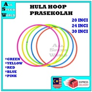 HULA HOOP RING PVC 30 / 24 / 20 INCI / GELUNG ROTAN JUNIOR/ TADIKA/ PRA SEKOLAH/KIDS HULAHOOP