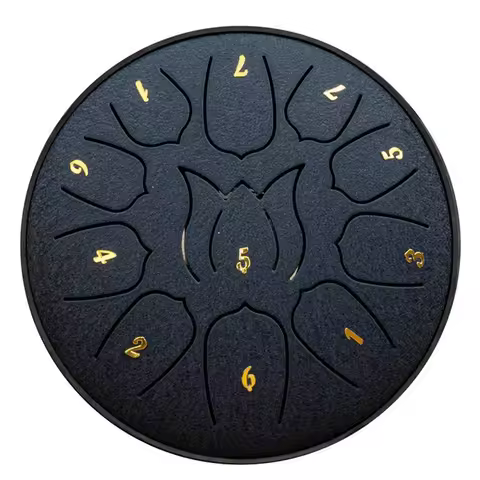 6-Inch 11-Tone Rain Drum Outdoor Garden Rain Drum Waterproof Music Rain Drum Forget Friends Drum Adu