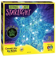 Creativity for Kids String Art Star Light Craft Kit - Create a DIY String Art Star Lantern - Project