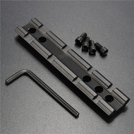 Taktis Dovetail Weaver Picatinny Rail Adapter 11mm ke 20mm