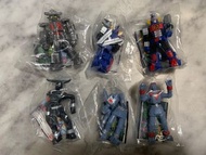 全新未開封 懷舊扭蛋- 東映特撮大鐵人17號 & 18號 （1套6隻）[R1]