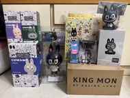 現貨❗️The monsters 10周年展覽❗️kingmon shoot 六手 kingmon vinyl labubu crystal zimomo original cowawa view 十