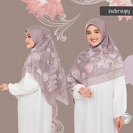 AMREENA Hijab Jilbab Jumbo Syari 130x130 Zahrayy Motif Printing Segi