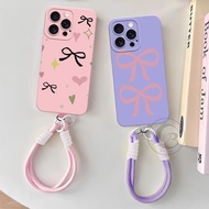 [ Case+Support Strap] Aesthetic Cute Case For VIVO Y400/Y100/Y01/Y02/Y03/Y04/Y20/Y27 4G/Y28 4G/Y29/Y