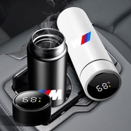 500ml Portable Car Smart Thermos Bottle Temperature Display Cup For BMW M X1 X3 X5 X6 X7 E34 E36 E39