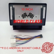 TOYOTA ALPHARD / VELLFIRE ANH20 2008-2014 10" ANDROID CASING (FREE PLUG AND PLAY CABLE) ANH 20 ANH-20