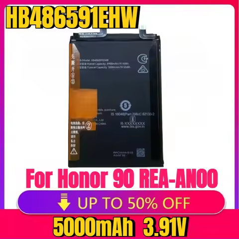 High Quality Replaceable Battery 5000mAh HB486591EHW Battery for Honor 90 REA-AN00,Honor 90 Pro REP-