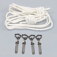 Iyengar Yoga Wall Rope Lanyard Auxiliary Rope Inverted Aerial Yoga Hammock Hang Rope Yoga Rope Stret