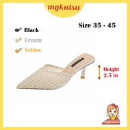 MYKUTSU Beyonce Women Midi Heels (Plus Size 35-45)