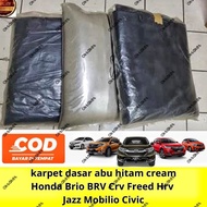 Base carpet Brio BRV CRV FREED HRV JAZZ MOBILIO Civic 2009 2015 2018 2020 2022 2025 black cream gray