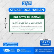 PRAYER STICKER AFTER IQOMAH 30 X 15 CM