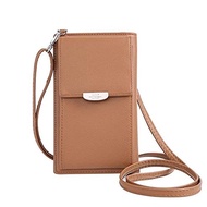 Women PU Leather Credit Card Holder Small Cell Phone Crossbody Shoulder Bag Purse Wallet