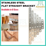 RMK Stainless Steel Flat Straight Bracket Joining Bracket sesiku besi Cabinet Bracket Papan Sambung 