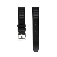 สายนาฬิกายาง Premium FKM มี Quick Release คุณภาพสูง นิ่ม ทน Vented Style ขนาด 20 22 mm คุณภาพดี ลายช