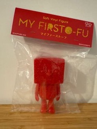 My first tofu - 聖誕紅豆腐人