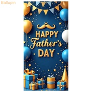 Happy Fathers Day Decorations- Fathers Day Blue Large Door Cover Banner Decoration for Happy Father 