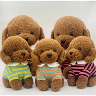 Red Poodle Doll Red Poodle Doll Red Poodle Doll Red Poodle Plush Doll Striped Red Poodle
