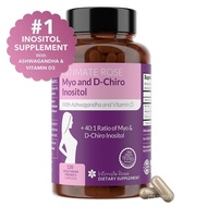 Myo-Inositol & D-Chiro Inositol Supplement for PCOS and Hormonal Balance with Ashwagandha for Women 