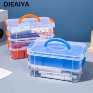 DIEAIYA Multi-functional Storage Box, 3-Layer Trumpet-Shaped Organizer , Organizing Box Multi-Layer 