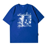 RegularKubik Society Tshirt 24s Cotton Material - Skull Blue Benhur men's and women's t-shirts distr