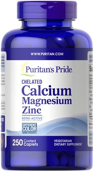 Chelated Calcium 1000mg Magnesium 400mg Zinc isi 250