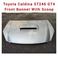 🇯🇵🇯🇵 Toyota Caldina ST246 GT-4 Front Bonnet With Scoop Set / Hood Bonet Depan / Bonnets