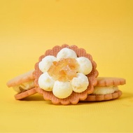 【雪球夾心】酸酸檸檬 奶油夾心餅乾 8入組