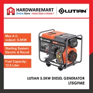 LUTIAN 5.5KW ELECTRIC START DIESEL GENERATOR LT5GFME