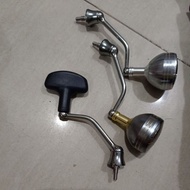 Handle only for the latest maguro vralle and daido reel power handle all sizes and can also be used 