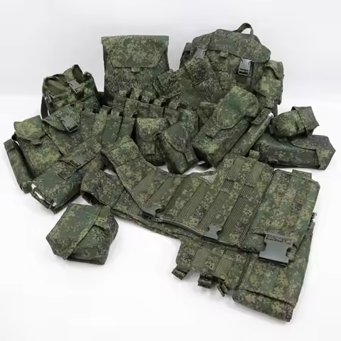 Tactical Air Soft Russian Third Generation 6sh117 Tactical Tank Top EMR Ribbon Russian Little Green 