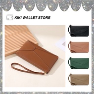Portable PU Zip Tote Wallet Fashion Minimalist Design 4 Card Slots Multifunctional Coin Purse