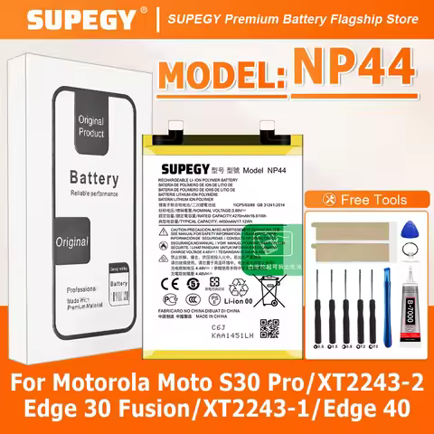 100% New High Quality NP44 Battery For MOTOROLA MOTO S30 Pro/XT2243-2/EDGE 30 Fusion/XT2243-1/EDGE 4