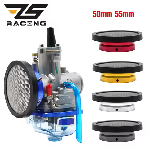 ZS Racing 50/55mm Carburetor Donut Flat Funnel Carburetor Air Filter PWK21-30mm PE 28 30mm VM TM 32