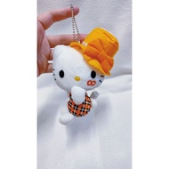 Hello Kitty mascot "Kanjani Eight x Hello Kitty" 2013 7-ELEVEN limited edition preloved soft toy key