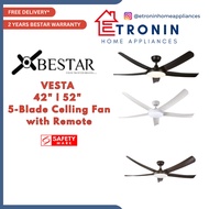 Bestar VESTA 42" l 52" 5-Blade Celling Fan with Remote