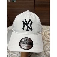 NE 9 Twenty Jepun Team White Cap Black Logo NYY Strapback Adjustable ( M/L:57-61cm)