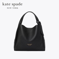 Kate Spade New York กระเป๋าสะพายข้างรุ่น Knott Medium Crossbody Tote K6552 001 สีดำ