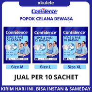 Confidence Popok Dewasa Adult Premium Pants M L XL - Confidence Popok Celana Dewasa Satuan - Popok C