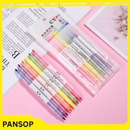 STABILO Stationery long highlighter marker permanent pastel color double-sided reversible contents 6