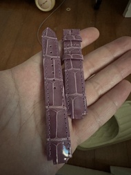 卡地亞 全新原裝鱷魚皮帶 紫色 藍氣球33mm 針扣