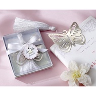 Butterfly Silver Bookmark Wedding Favors / Kahwin Berkat / Party Favors