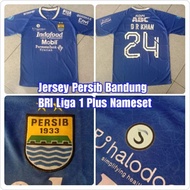 Jersey Persib Bandung BRI Liga 1 2021 Bonus Nameset gratis