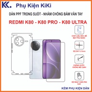 Ppf sticker redmi k80 / k80pro / K80 ultra Full screen ppf sticker - full back edge