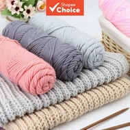 Crochet yarn 8Ply 100g Thread for Knitting Scarf Wool Handmade DIY Fabric