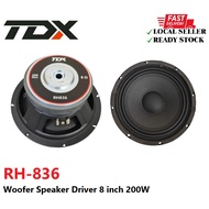 TDX RH-836 Woofer Speaker Driver 8 inch 200W (RH836)